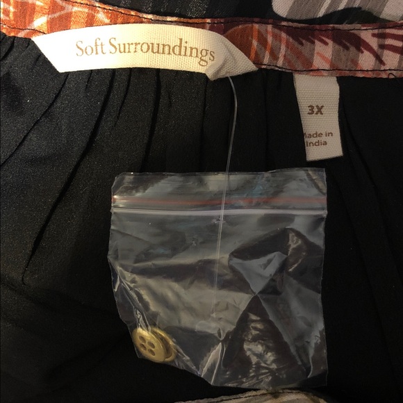 Soft Surroundings Natalie Floral Dress 3X Plus NWOT - Picture 2 of 2